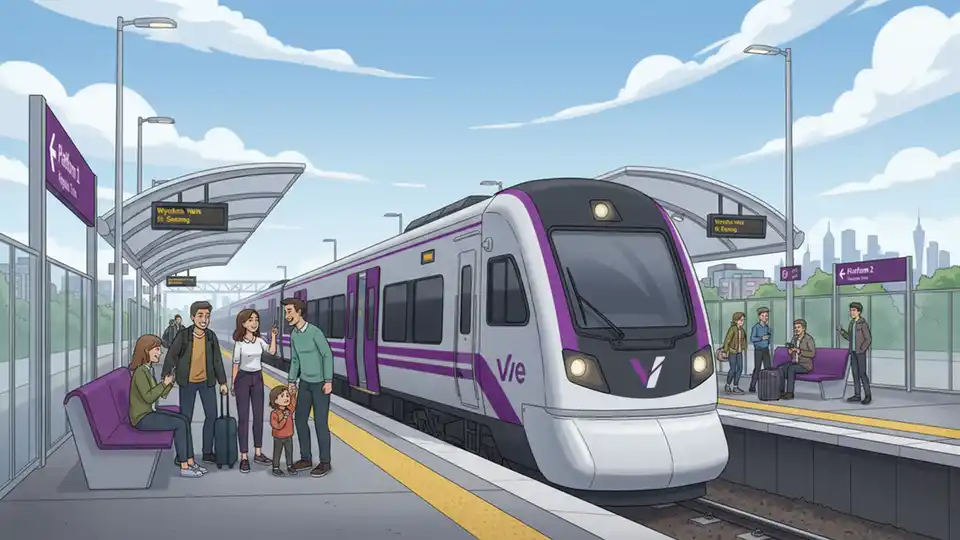 Melbourne VLine Geelong Service Runs Replacement Coaches