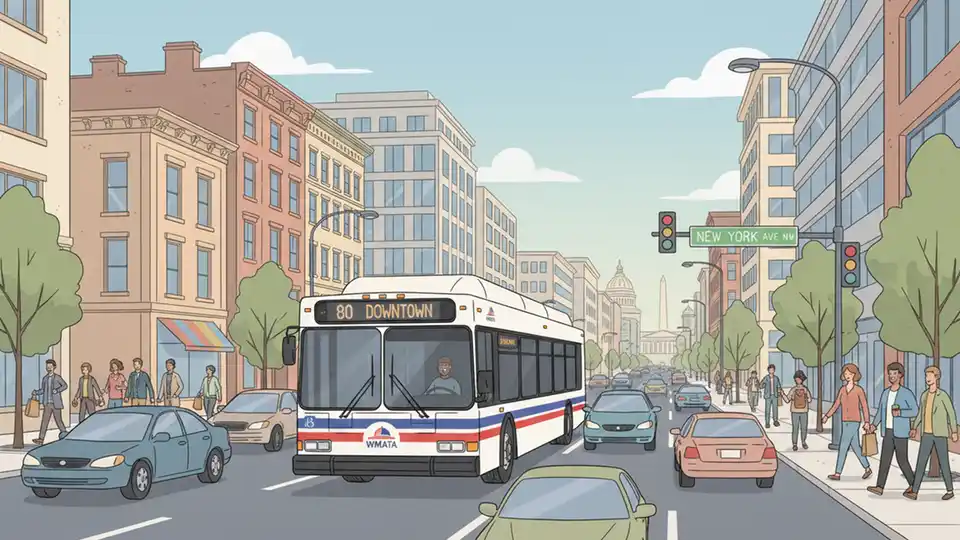 WMATA D80 Detours Saturday for Construction Work