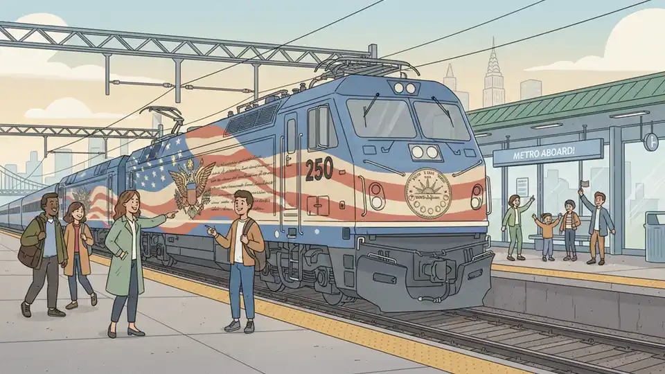Metro-North Adds Patriotic Locomotive to Fleet