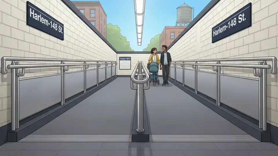 MTA Adds Ramp at Harlem-148 St Station