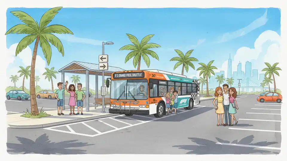 Miami Grand Prix Adds Shuttles Amid Road Closures