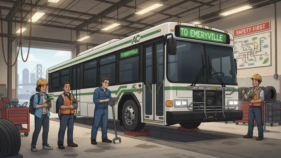 AC Transit Honors Workers Keeping Buses Running