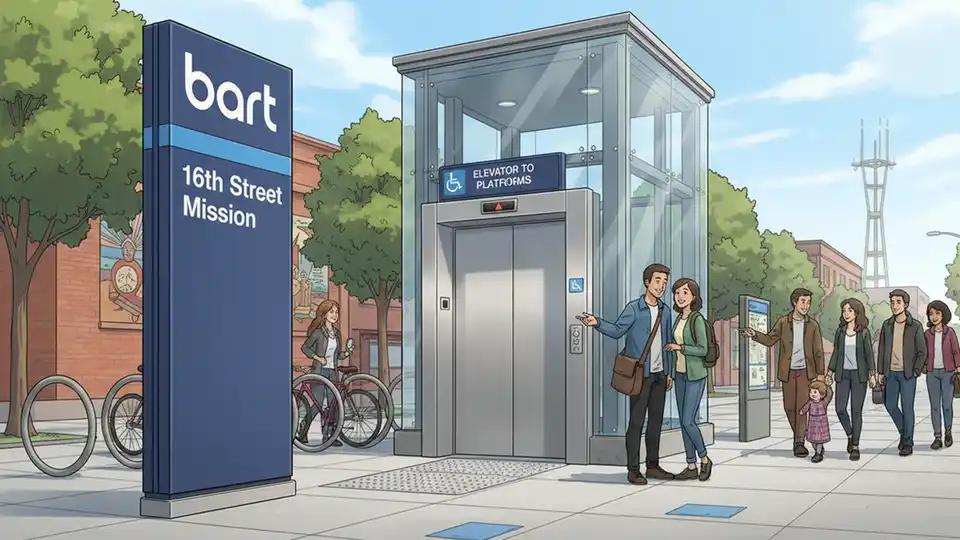 BART 16th St Elevator Closes for Emergency Repairs