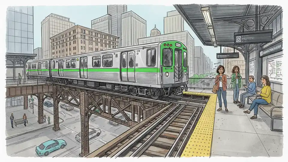 CTA Green Line Split Requires Mid-Route Transfers