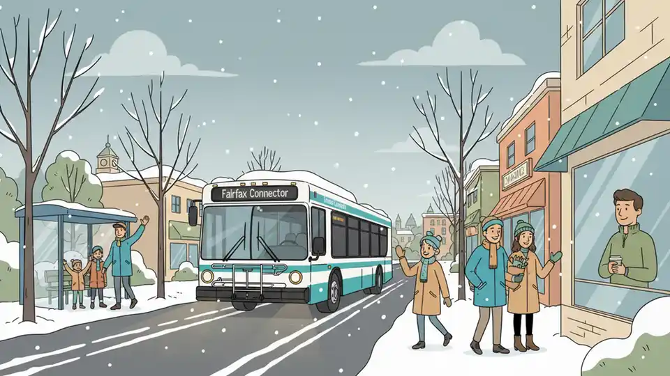 Fairfax Connector Adjusts Routes for Snow Safety