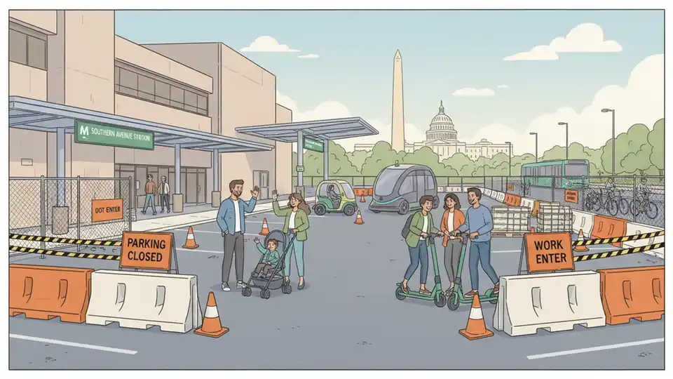 Metro Reconfigures Southern Avenue Station Drop-Off