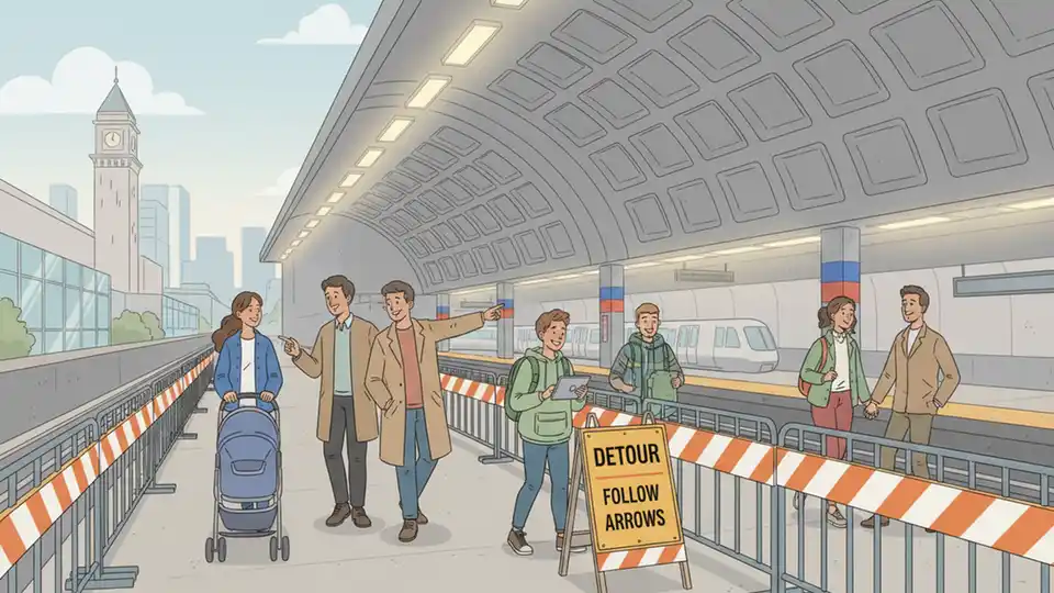 Silver Spring Station Work Reshapes Regional Transfers