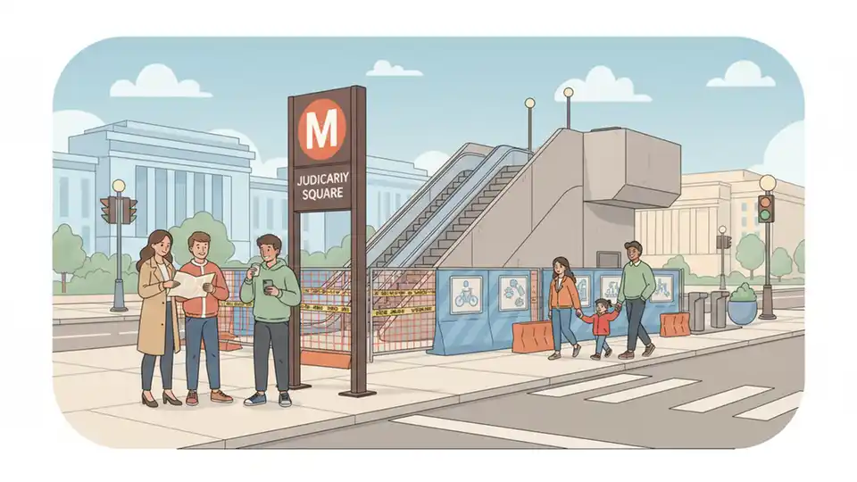 Metro Upgrades Judiciary Square Station Access