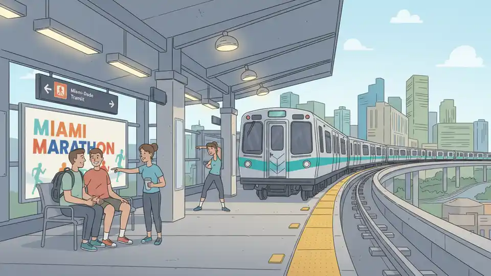 Miami Metrorail Starts Early for Marathon Access