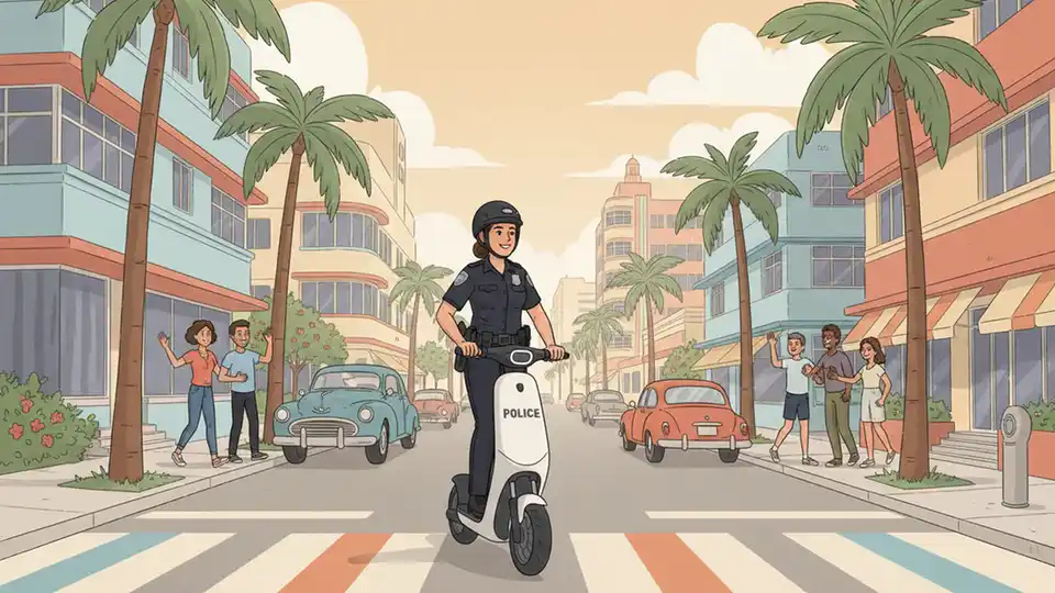 Miami Police Expand Patrol with E-Scooters