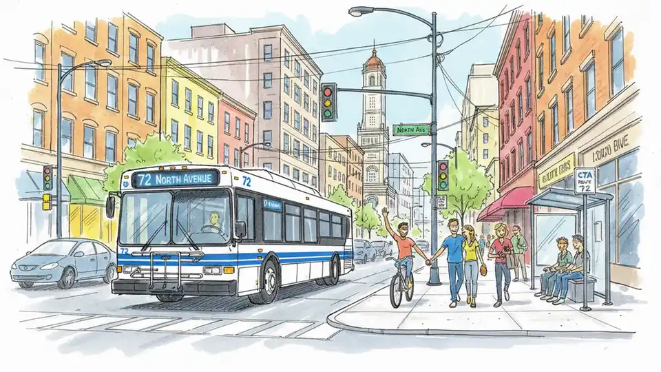CTA Route 72 Adjusts for Pedestrian Congestion