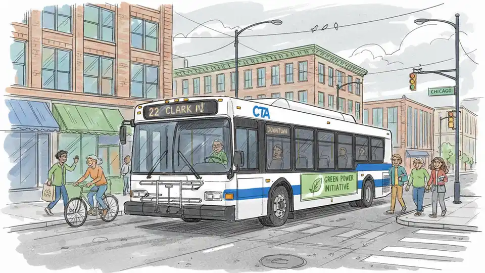CTA 88 Higgins Reroutes Around Street Blockage