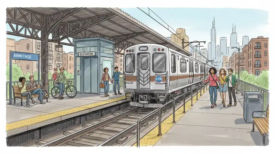 CTA Works to Restore Armitage Elevator Access