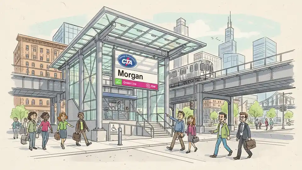 CTA Morgan Elevator Repair Underway After Malfunction