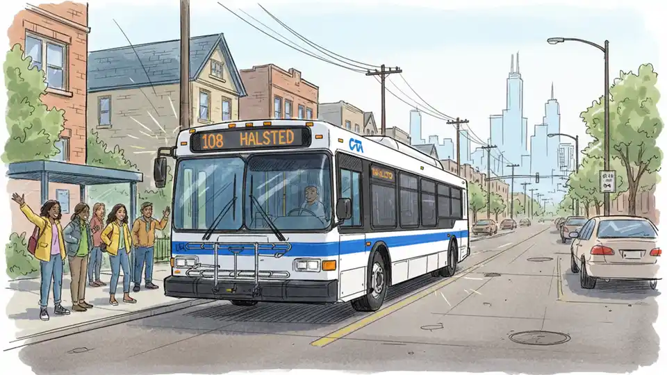CTA Reroutes Routes 87, 95 Around Street Blockage