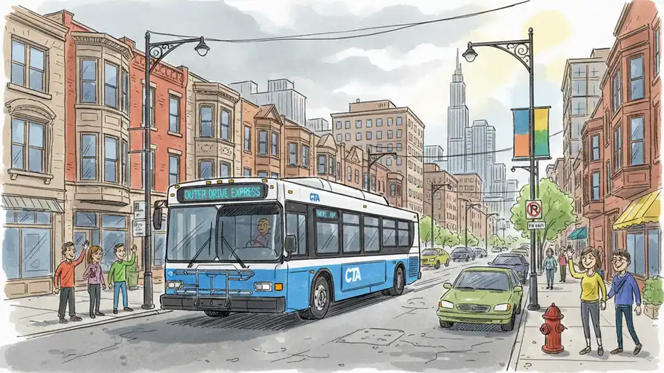 CTA Reroutes #60 Bus Around Police Activity