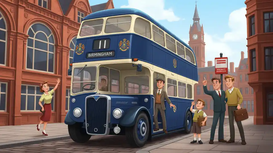 Birmingham Number 11 Bus Celebrates 100 Years