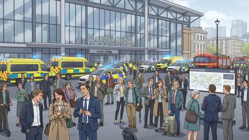London Bridge Fire Disrupts Rail Service