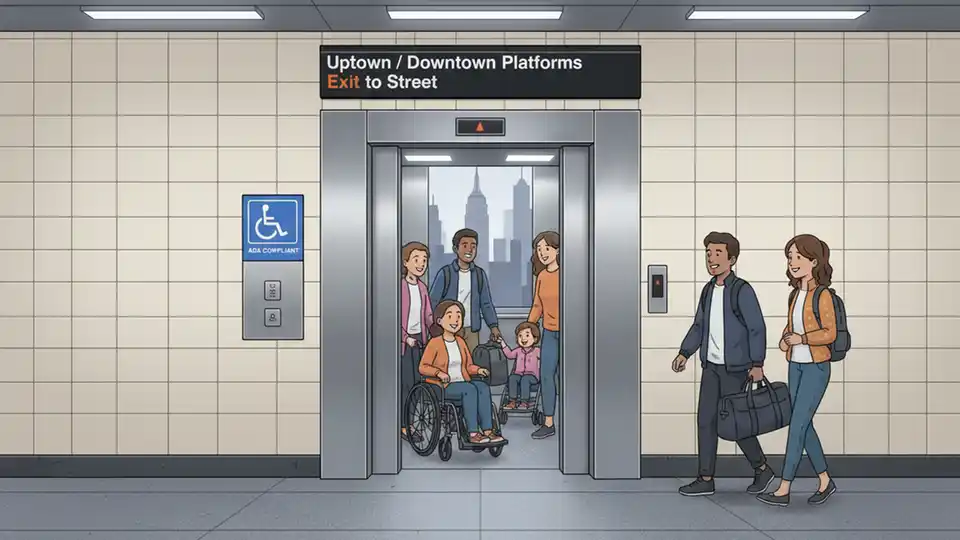 NYC Subway Access Improves at Four Stations