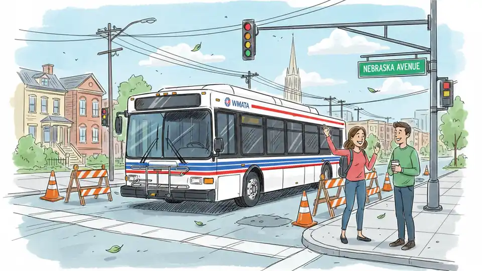 WMATA Adjusts Service for Nebraska Ave Construction