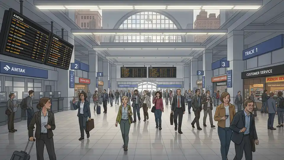 Penn Station Plans Face Transparency Push