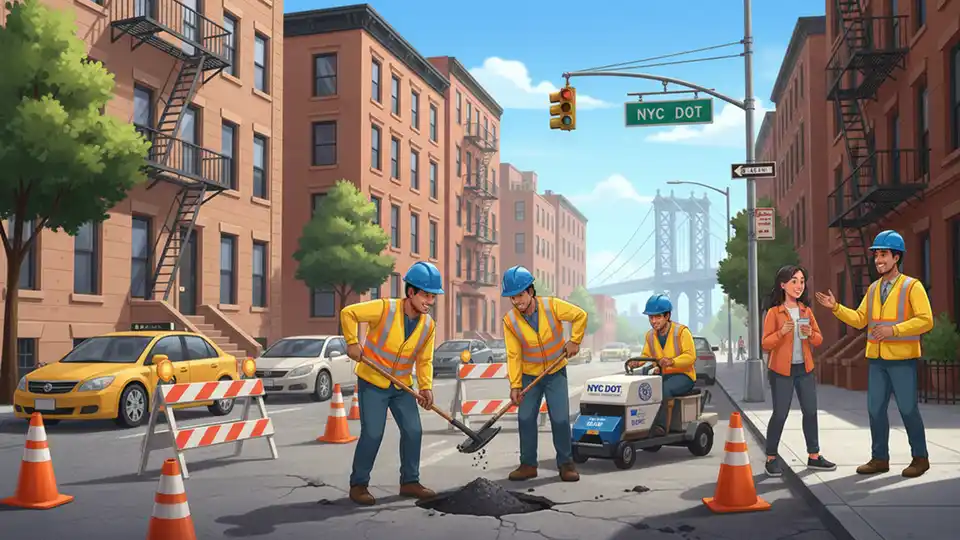 NYC Deploys 80 Crews to Repair Road Damage