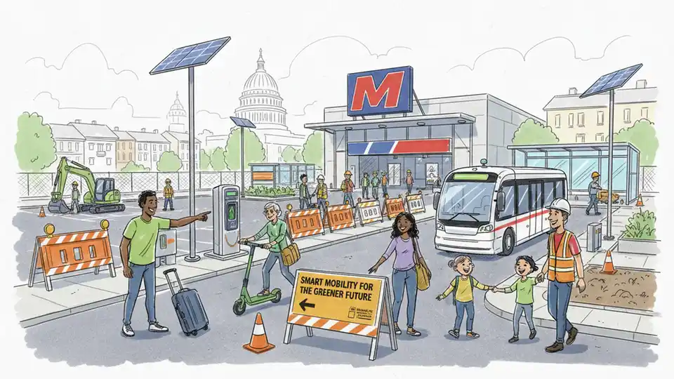 Metro Reconfigures Southern Avenue Station Parking