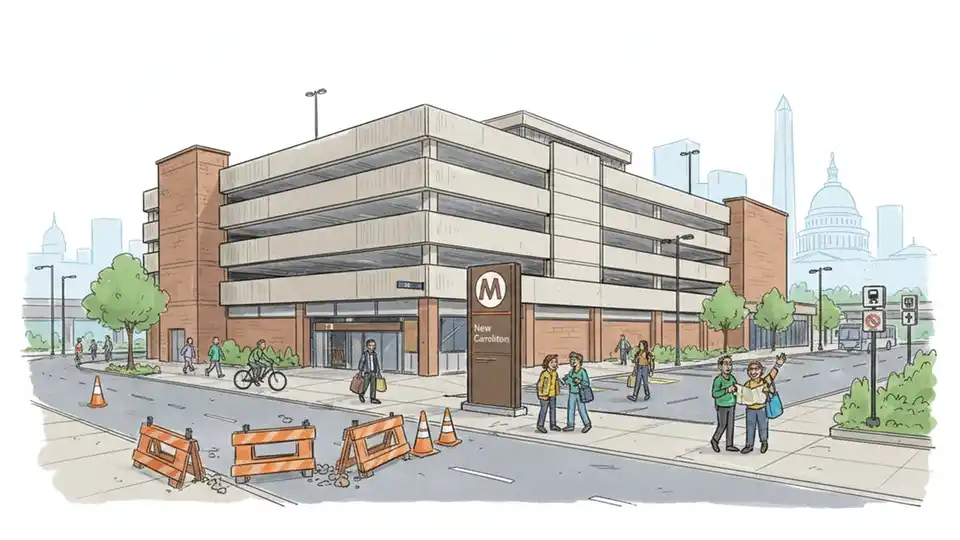 New Carrollton Station Parking Faces Construction Delays