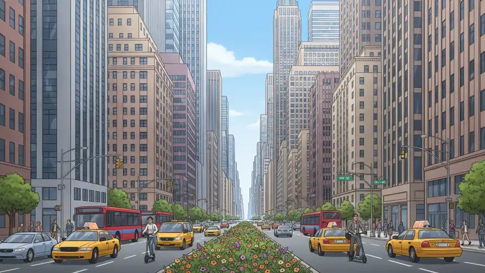 NYC Expands Park Avenue Green Space in Midtown