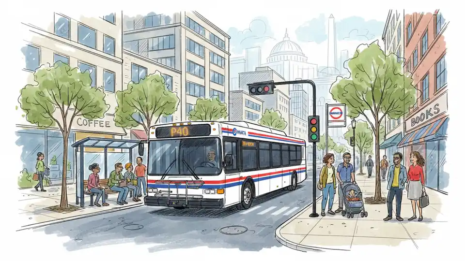 WMATA Relocates P40 Stop for Safety