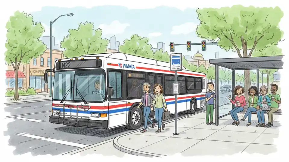 M22 Bus Stops Shift for Infrastructure Upgrade