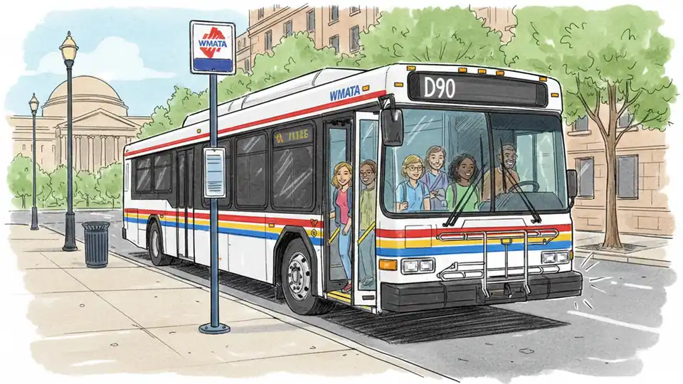 WMATA Relocates D90 Stops for Safer Boarding