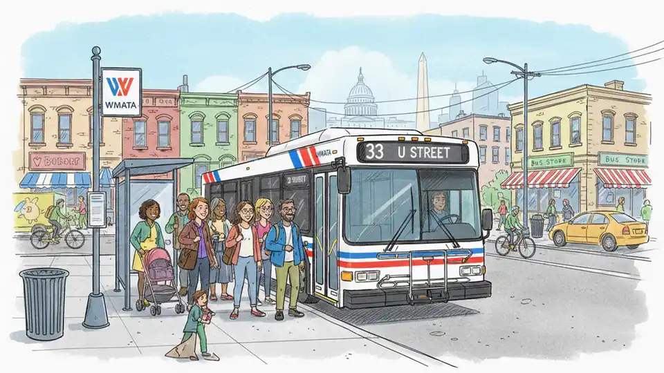WMATA Adjusts Bus Stops for Construction Work