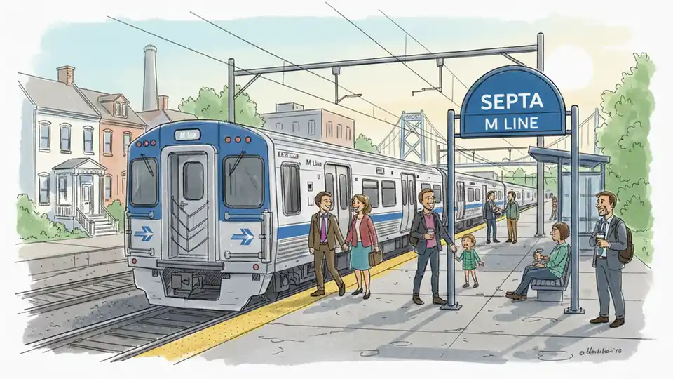 SEPTA M Line Upgrades Track for Better Service