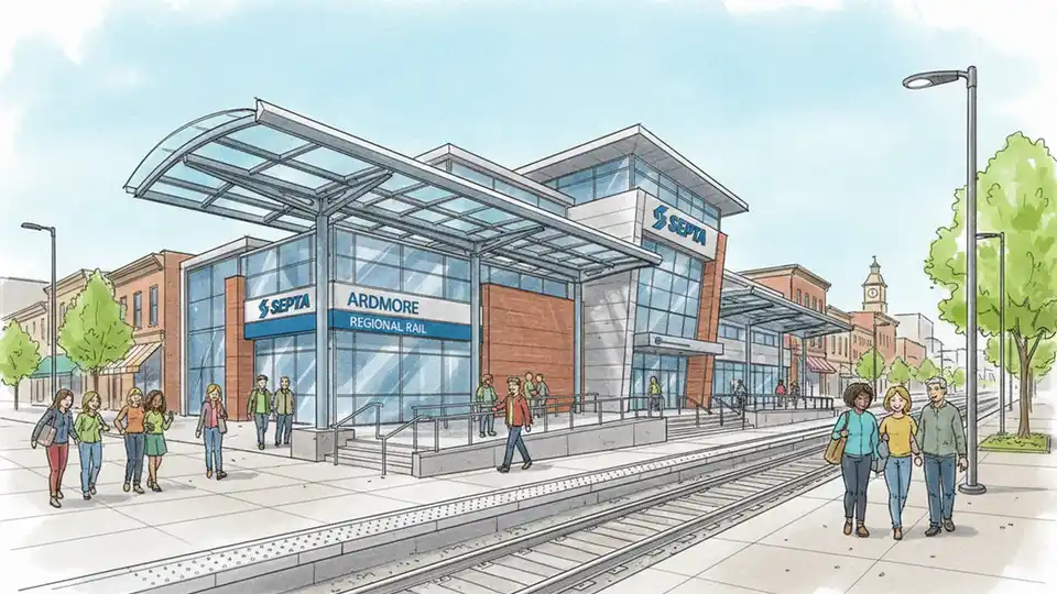 SEPTA Opens Reimagined Ardmore Station After 26 Years