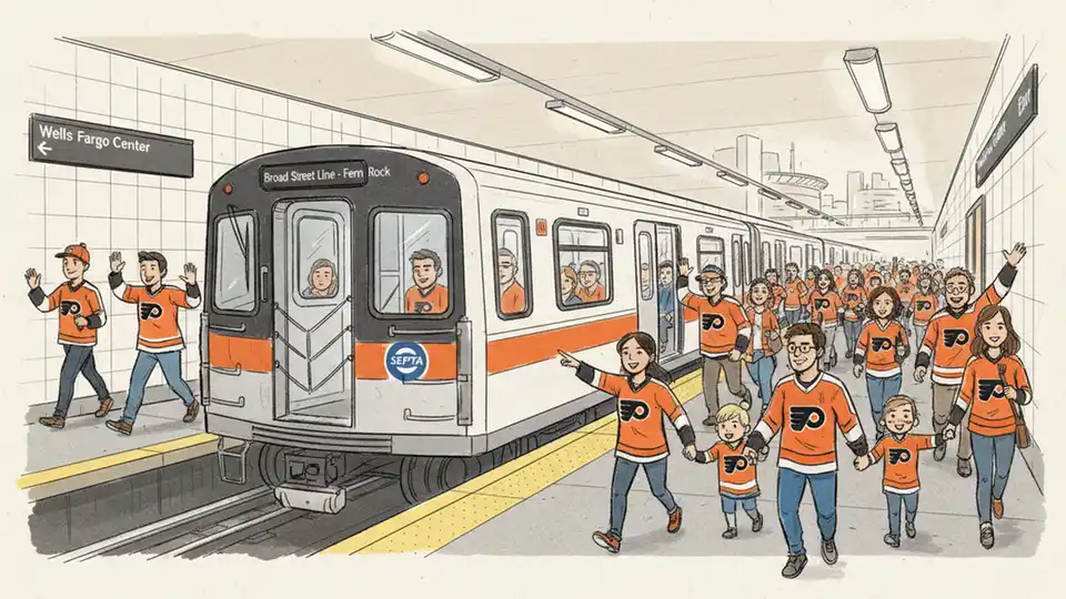 Flyers Playoff Game Adds Transit Demand Thursday