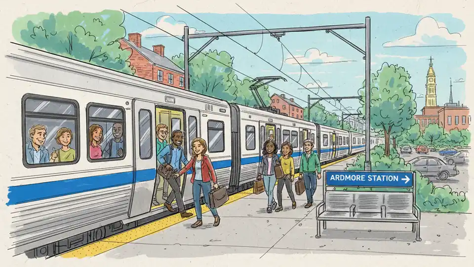 PAO Train Links Berwyn to Philadelphia in 40 Minutes