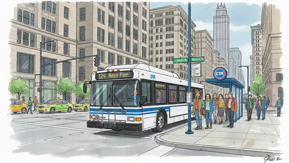 CTA Reroutes Route 124 for Canal Street Work