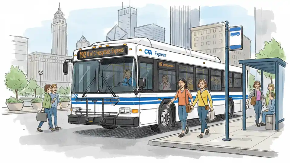 Chicago CTA Reroutes Route 192 for Canal Project