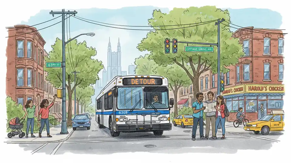 CTA Route 49 Detours Around Western Ave Blockage