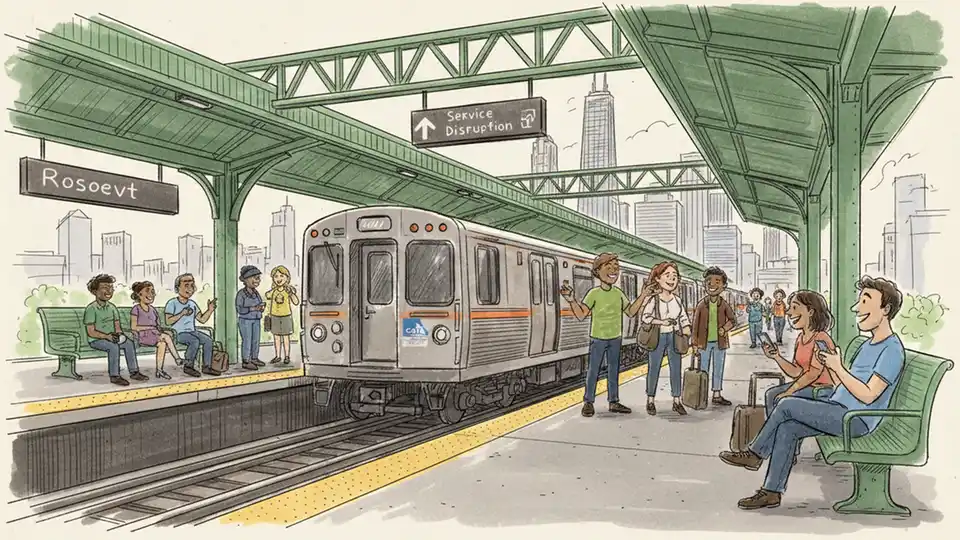 CTA Loop Trains Halt Over Track Trespasser