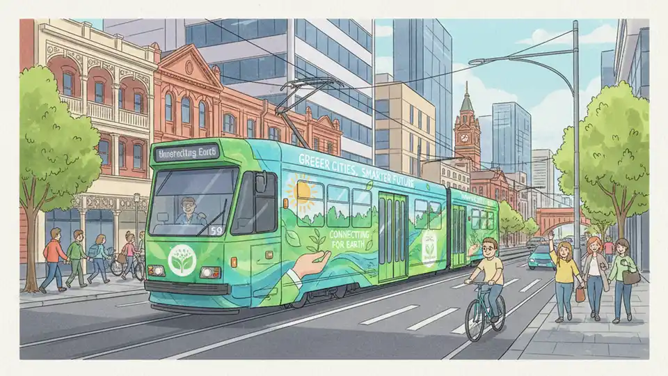 Yarra Trams Boosts Sustainability with Free Ads