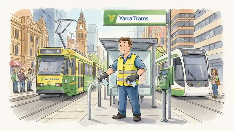 Yarra Trams Adds 300 Workers for Stop Cleaning
