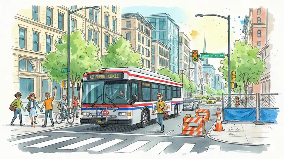 WMATA Reroutes Buses for Underpass Work