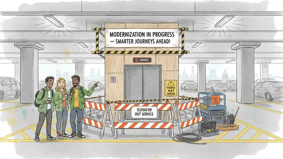 Metro Upgrades Glenmont Garage Elevator Access
