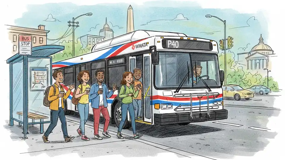 P40 Stop Relocated for Safety on Annapolis Road