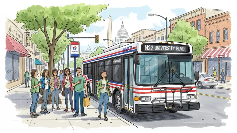 WMATA M22 Stops Shift for Infrastructure Upgrade