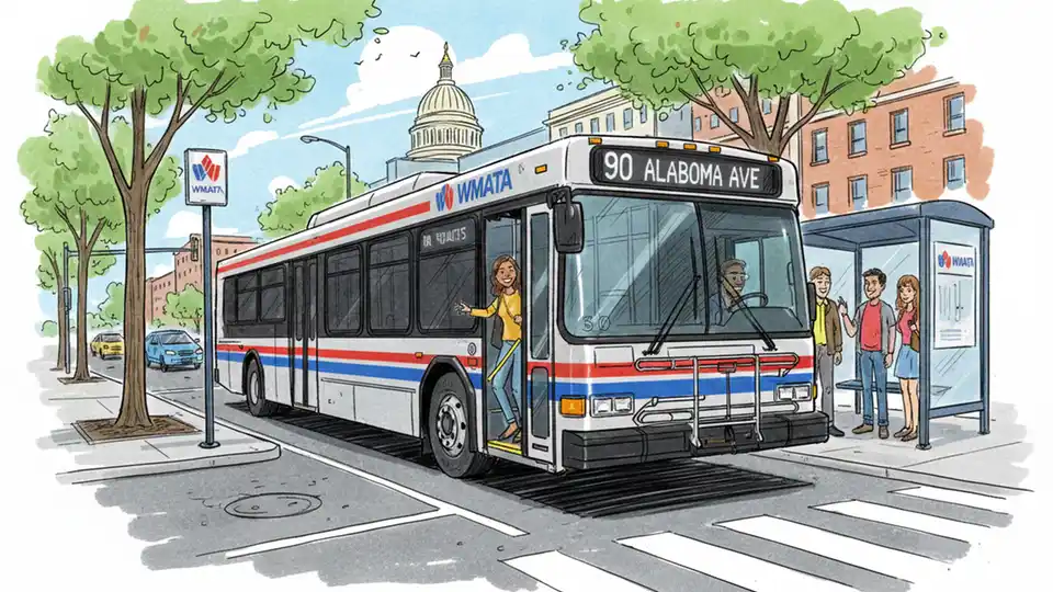 WMATA Adjusts C21 Stops for Construction Work