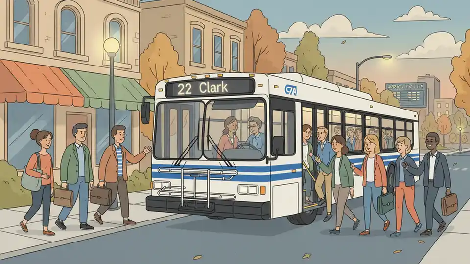 CTA Reroutes #22 Clark Bus Around Blockage