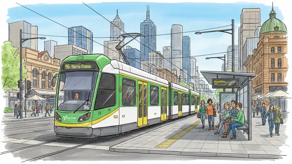 Melbourne Trams Adjust Routes for City Rally